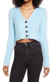 BP  Fuzzy Crop Cardigan   Nordstrom at Nordstrom